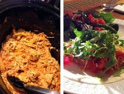 Buffalo chicken tacos