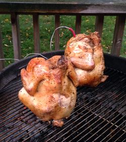 Beer can chicken