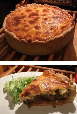 Nordic taco pie