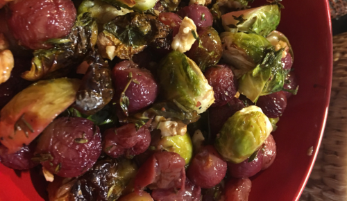 Brussels sprouts-grapes1