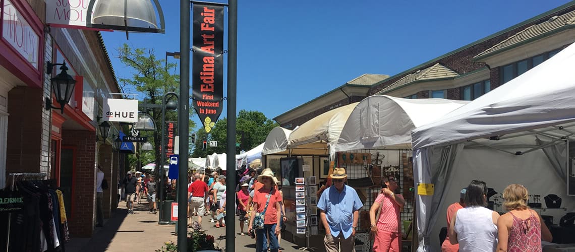 edina art fair summer art fair