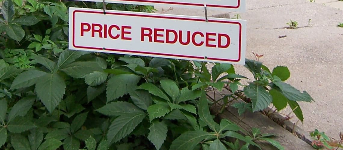 price reduced