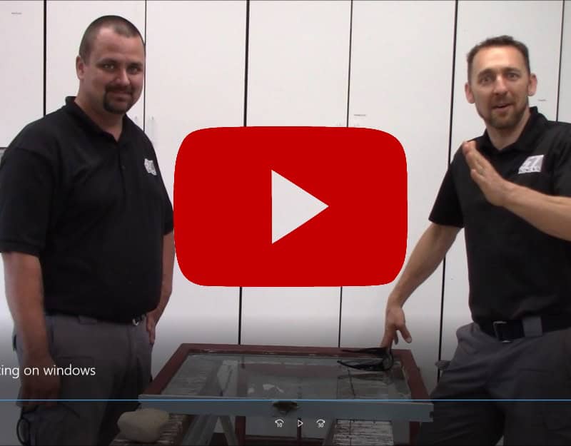 Window safety film testing video