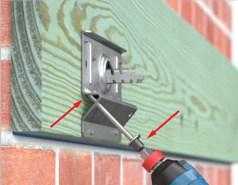 deck attached to brick cover