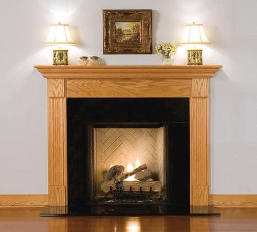 Oak Mantel