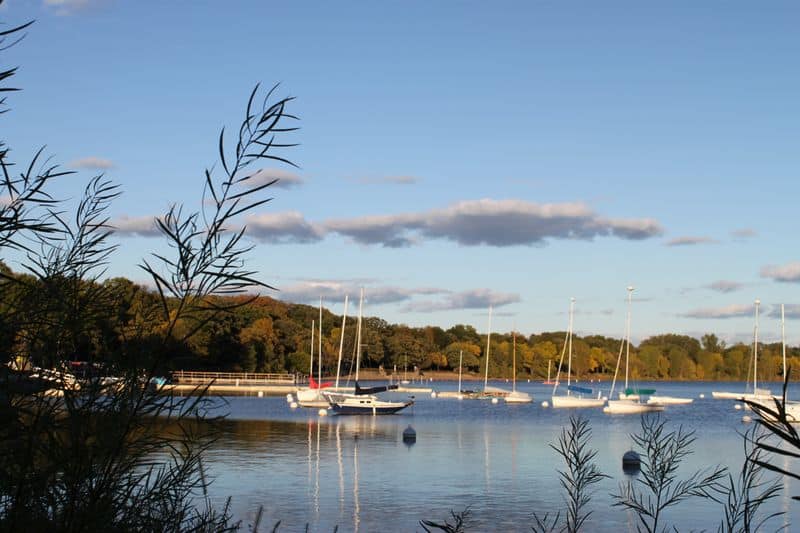 lake harriet-evening view