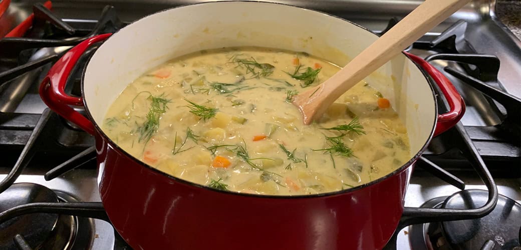 pickle and potato soup