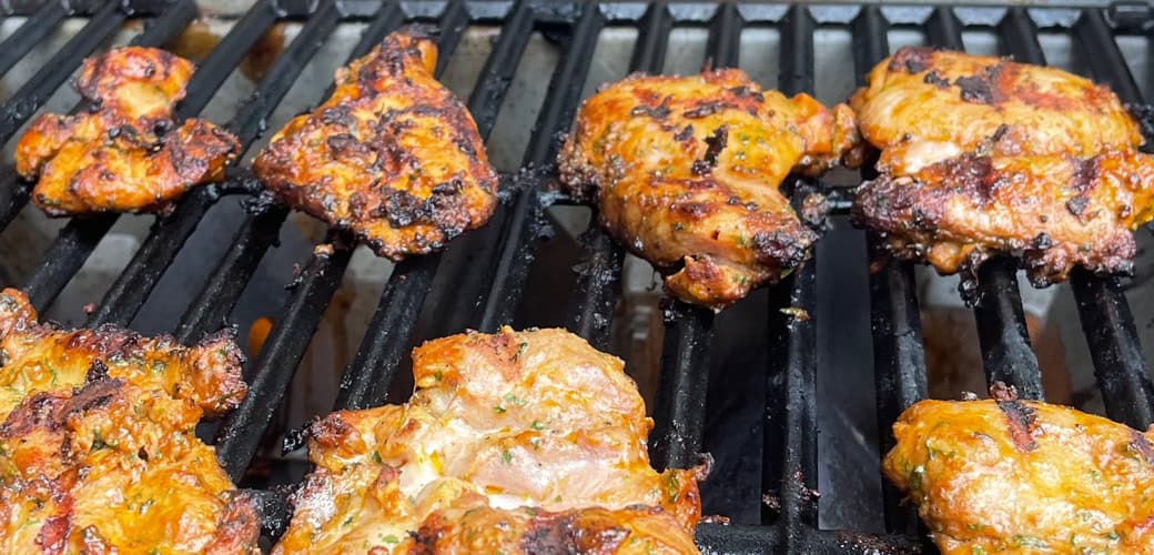 grilled boneless chicken thighs