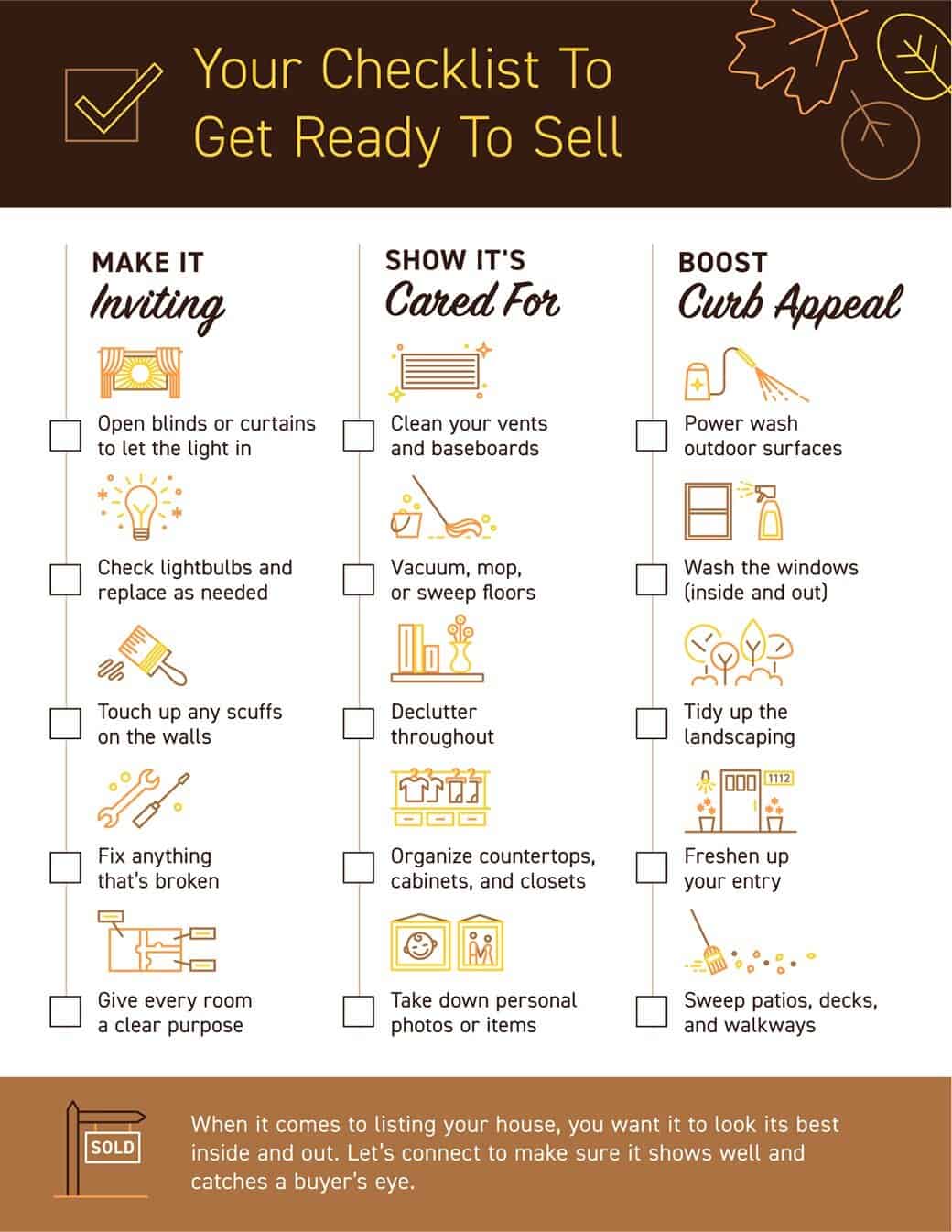 get ready to sell checklist1040
