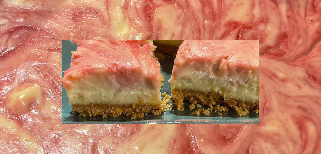 lemon raspberry cheesecake bars