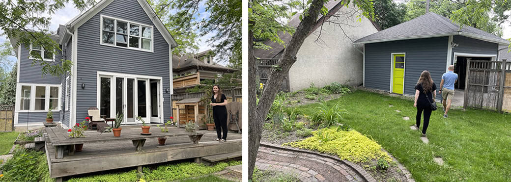 closing day – back yard