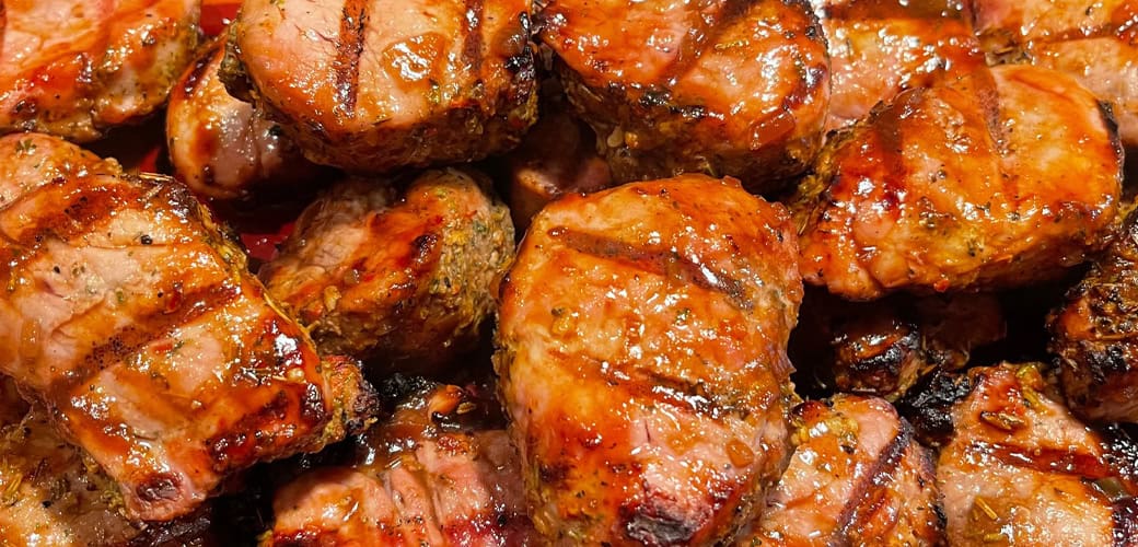glazed pork tenderloins