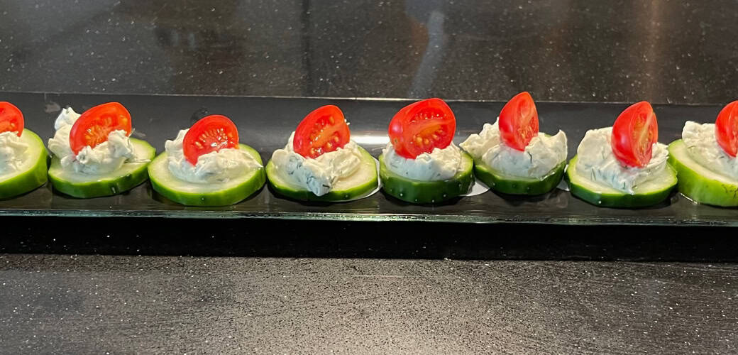 cucumber bites