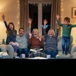 Multigenerational Watching Tv