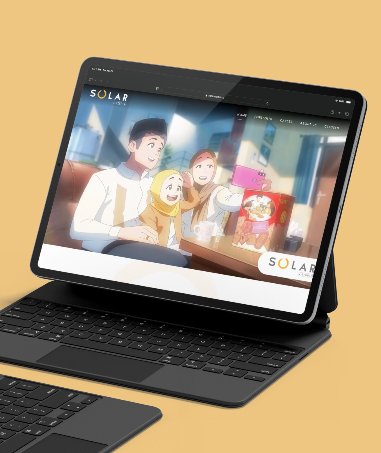 Website Portofolio untuk Solar Studio