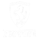 Ferrari emblem logo displayed at Imola Motorsports dealership.