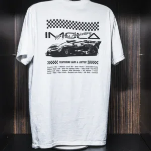 Limited Edition Imola Motorsports T-Shirt with Bugatti Bolide design.