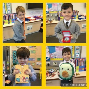 Happy children with educational toys at Inchmarlo nursery.