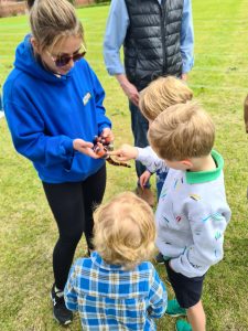 Children enjoying outdoor activities at Inchmarlo.