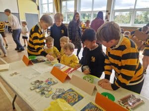 Children engaging in fun activities at Inchmarlo School event.