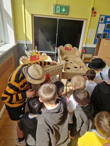 Children's classroom activity at Inchmarlo school.