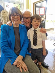 Family enjoying a day at Inchmarlo estate, happy and together.