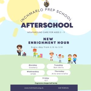 After School Care for Ages 3-11 in Inchmarlo, Scotland.