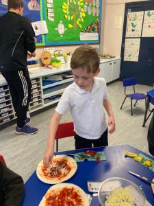 Children engaging in craft activities at Inchmarlo School.