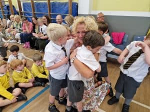 Children enjoying activities at Inchmarlo School in a lively classroom.