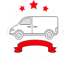 Van delivery vehicle for automotive services and repairs.