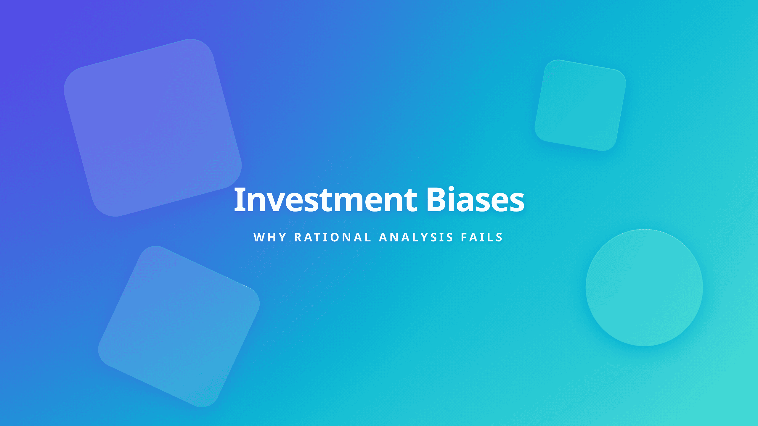 Behavioral biases that distort investment decisions cover displaying psychological market errors