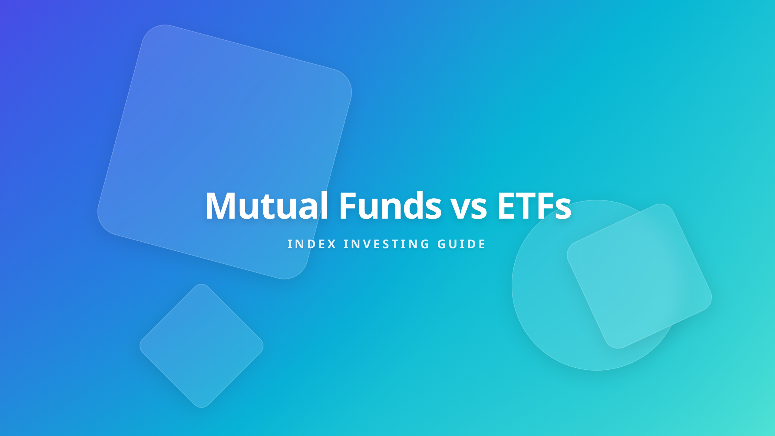Mutual Funds vs ETFs Comparison Cover Guide