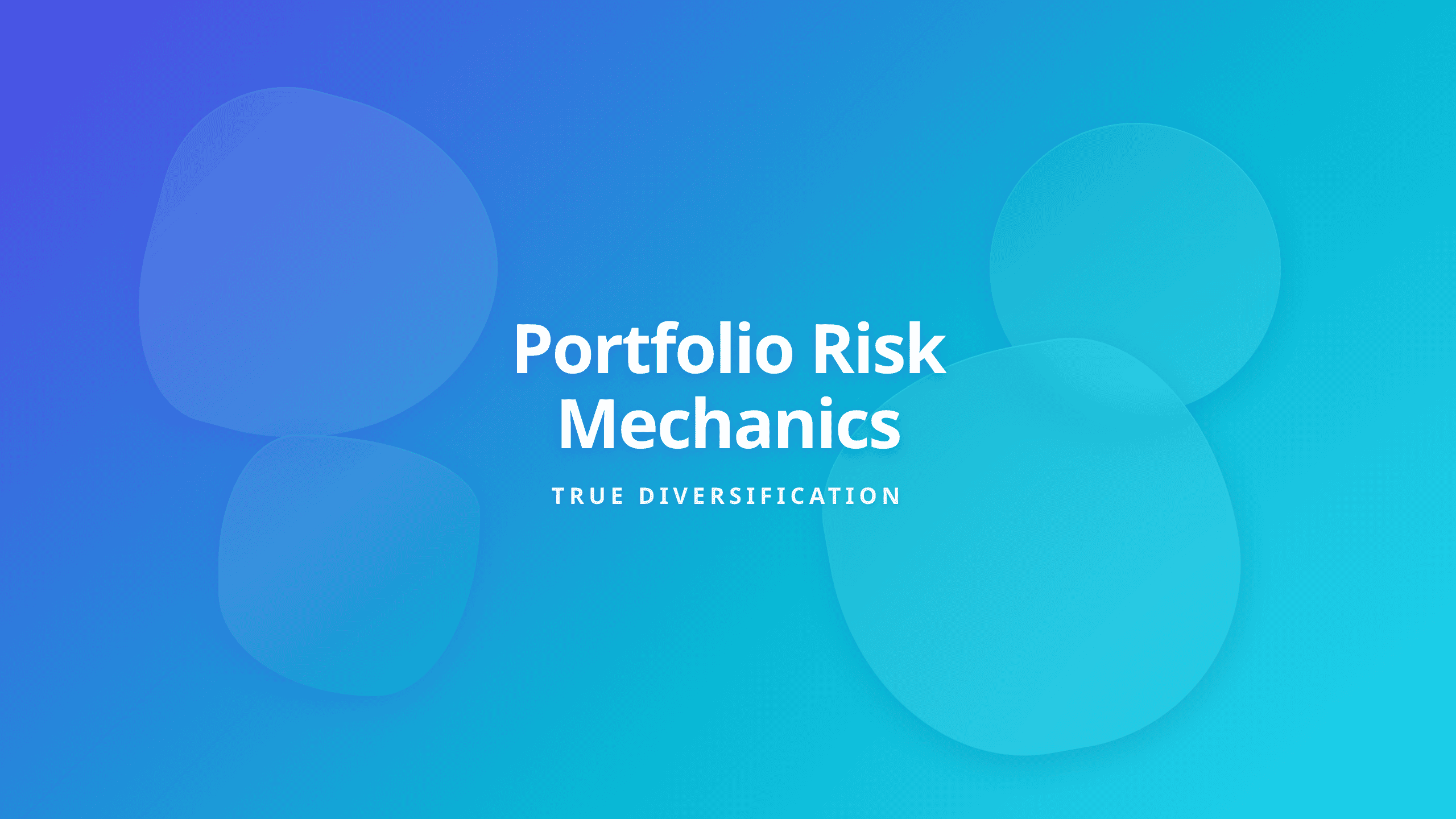 Portfolio Diversification Risk - Why Asset Relationships Matter