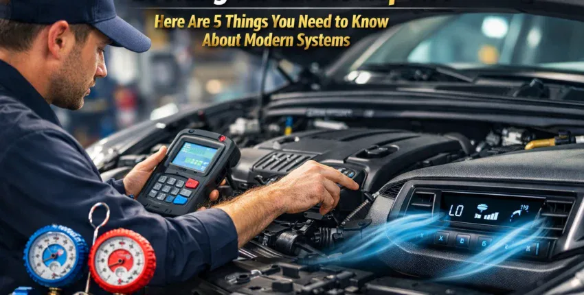 Professional car AC repair and diagnostics at Joe's Auto Electric II.
