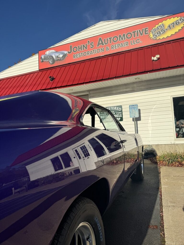 Restoration and repair of classic and vintage cars at John's Automotive. Expert auto body and paint.