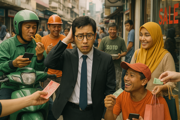 日銭感覚のインドネシア人はなぜ中々お金が貯まらないのか?