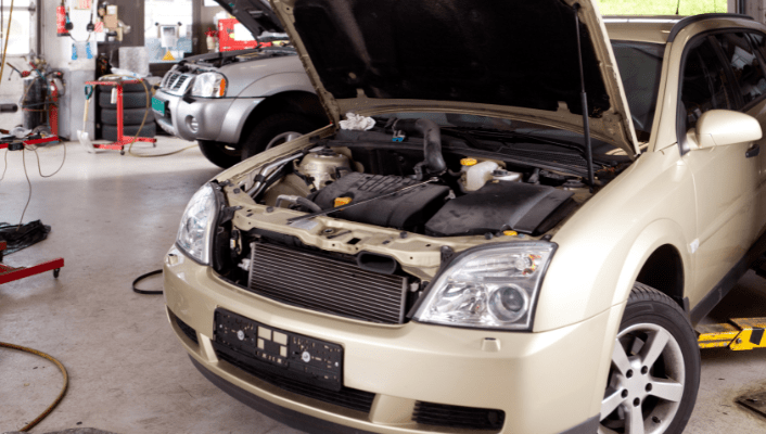 Comprehensive auto repair services including engine diagnostics, oil changes, and brake repairs at K.