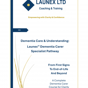Launex Dementia Carer Specialist Pathway icon representing professional dementia training
