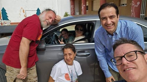 Parte del equipo que rodamos en Cartagena