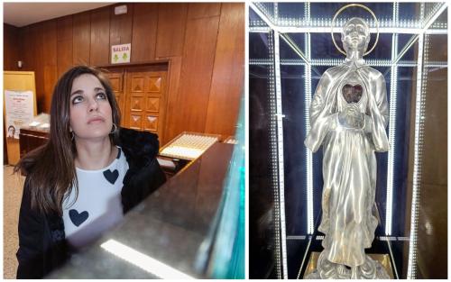 Contemplando el corazón de Santa Gema