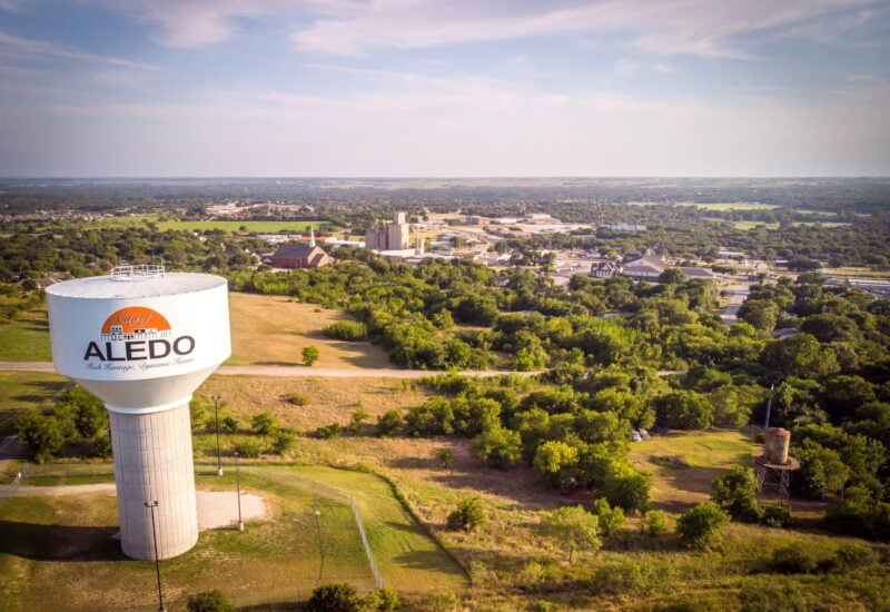 An image that shows Aledo Water Tower