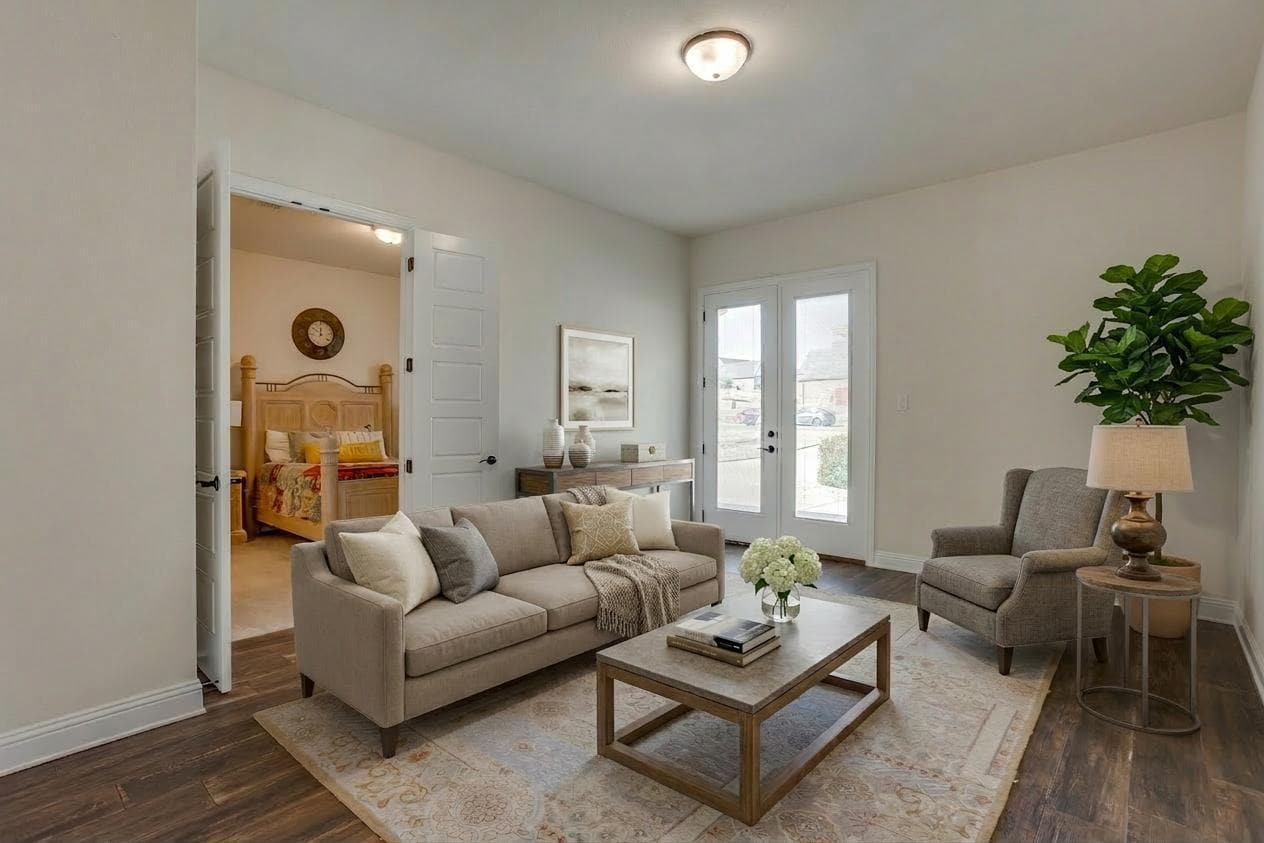 An image that shows 650 Prairie Timber Virtual Staged 2nd Living