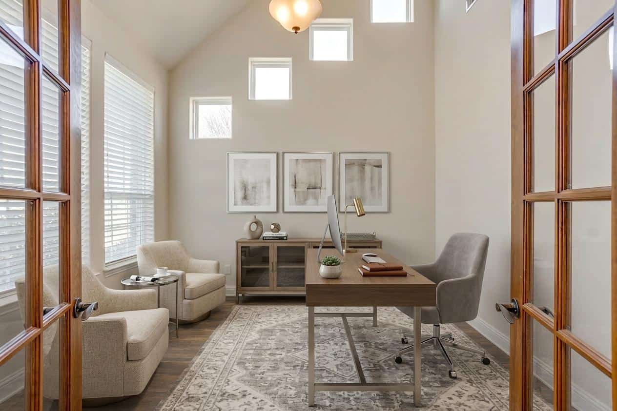 An image that shows 650 Prairie Timber Virtual Staged Office