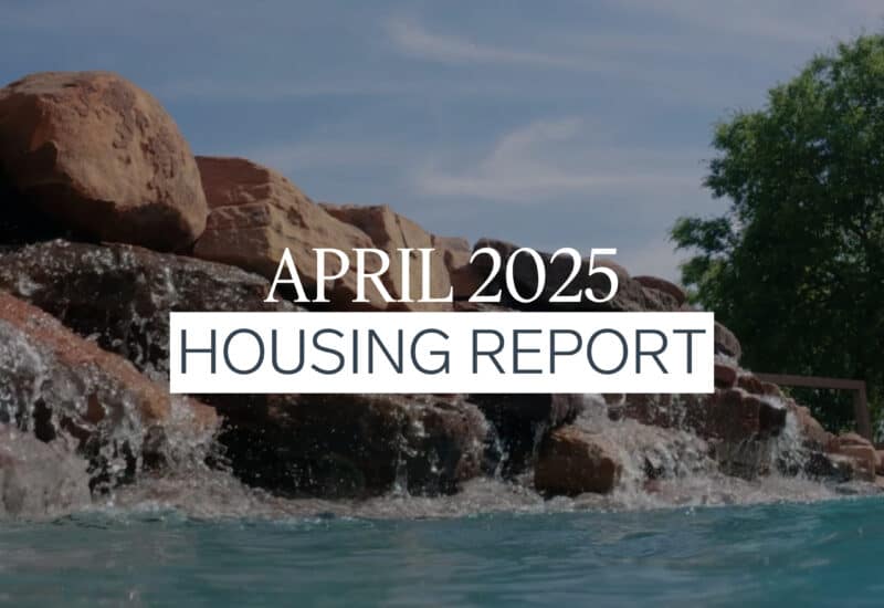 An image that shows 1 Housing Report April 2025