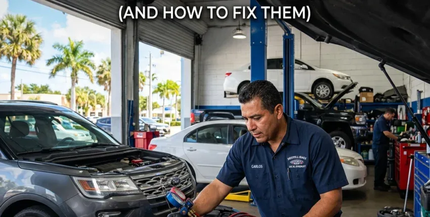 Car AC repair tips for Deerfield Beach | Lifeline Automotive.