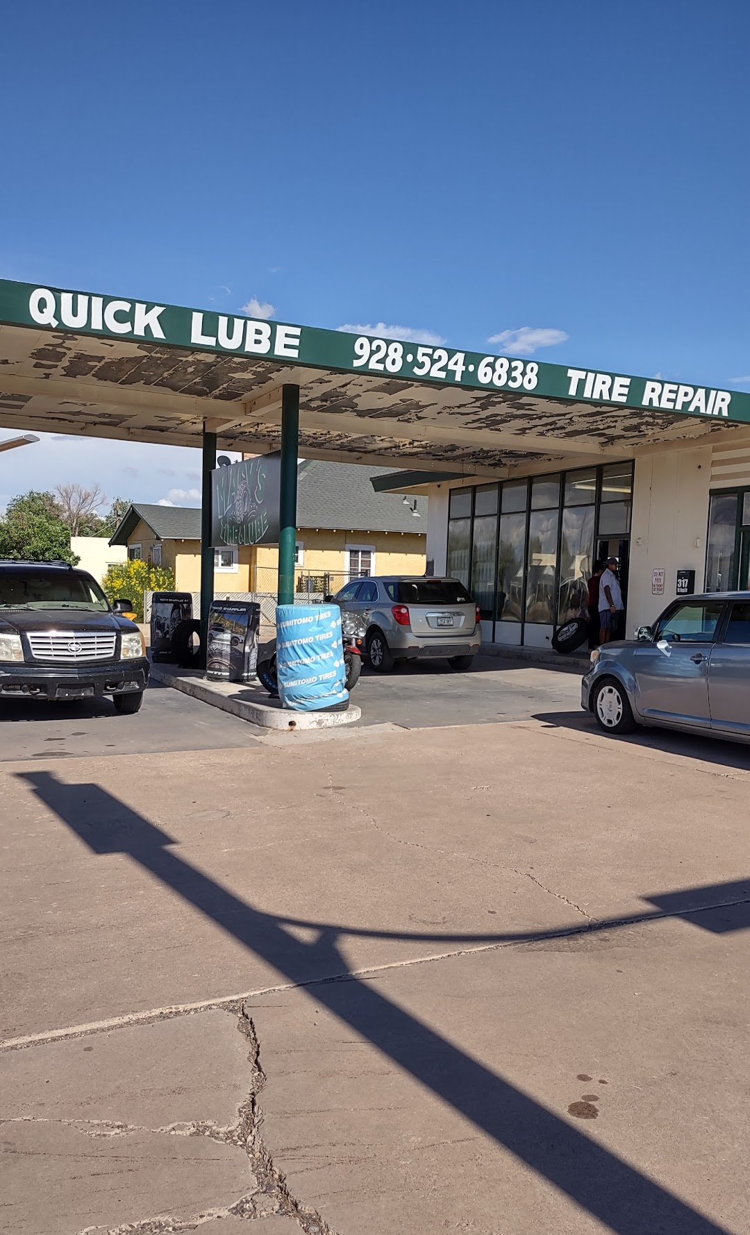 Quick tire and oil change service at Macy's Tire & Lube. Call 928-524-6838 for expert tire repair an.