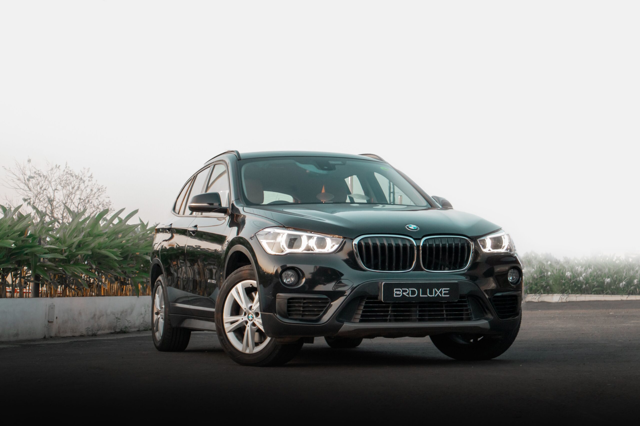 Black BMW SUV parked outdoors in Vancouver for pre-purchase inspection.