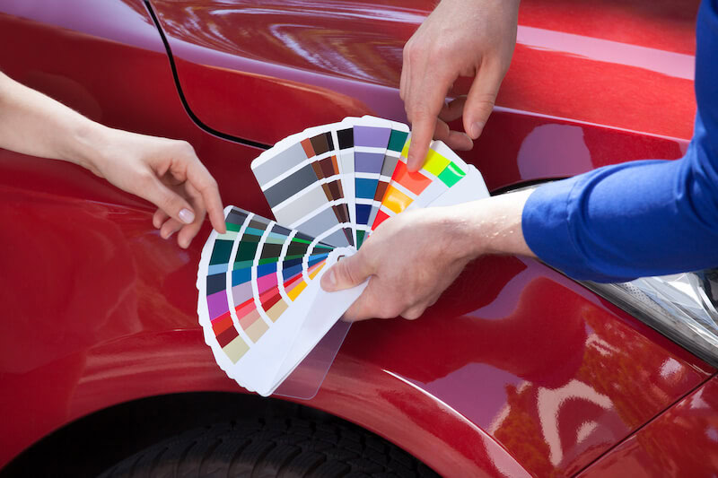 Choosing the perfect paint color for your truck's body and paint job.