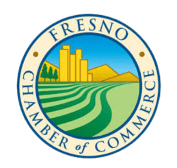 Logo of Meineke Car Care Center in Fresno, featuring the city’s emblem and branding.