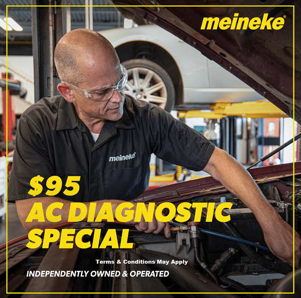 AC diagnostic service at Meineke Car Care Center for $95. Expert auto repair and maintenance in Fres.